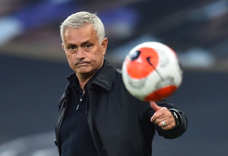 Tottenham Hotspur manager Jose Mourinho, as play resumes behind closed doors following the outbreak of the coronavirus disease (COVID-19) Glyn Kirk/Pool via REUTERS